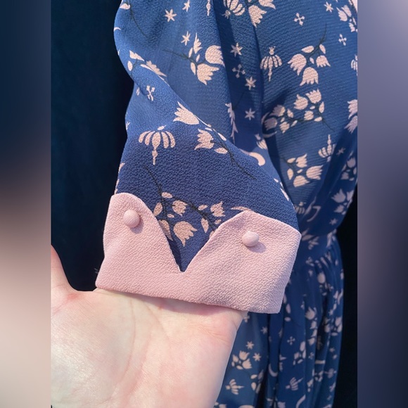 Collectif Eleanor Moonflower Blouse & Skirt Set, US Women’s Size 10 - Picture 5 of 15